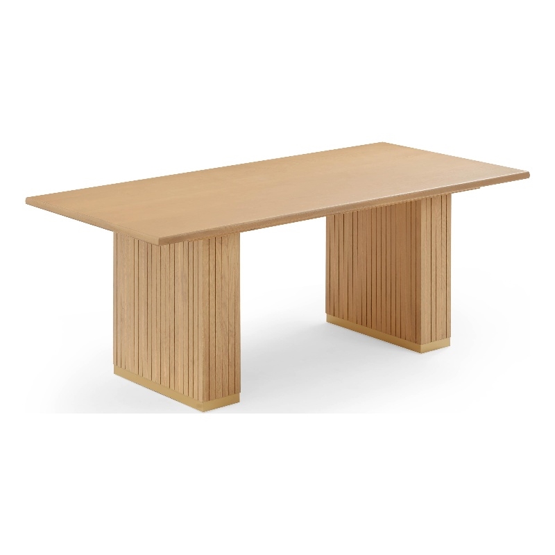 Chelsea Natural Oak Wood 79-inch Rectangular Dining Table