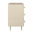 Trident Taupe 6-Drawer Dresser