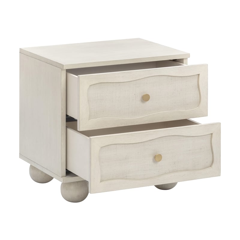 Grappa Whitewashed Nightstand