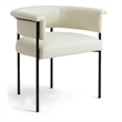 Taylor Cream Performance Vegan Leather Dining Chair