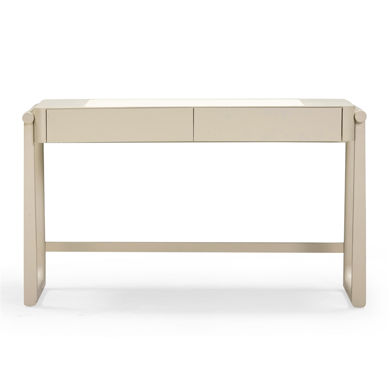 Alfalfa Taupe 2 Drawer Desk