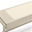 Alfalfa Taupe 2 Drawer Desk