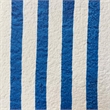 Maiori Blue Striped Papier Mache Table Lamp