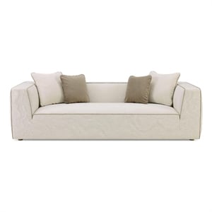 Tristine Cream Linen Sofa