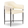 Sezanne Cream Vegan Leather 2-Tone Dining Chair
