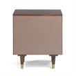 Sierra Dark Chocolate Brown 2 Drawer Nightstand