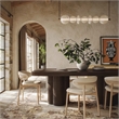 Bambi Dark Brown Ash Dining Table