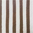 Maiori Chocolate Brown Striped Papier Mache Table Lamp