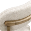 Carnation Cream Performance Fabric Dining Chair