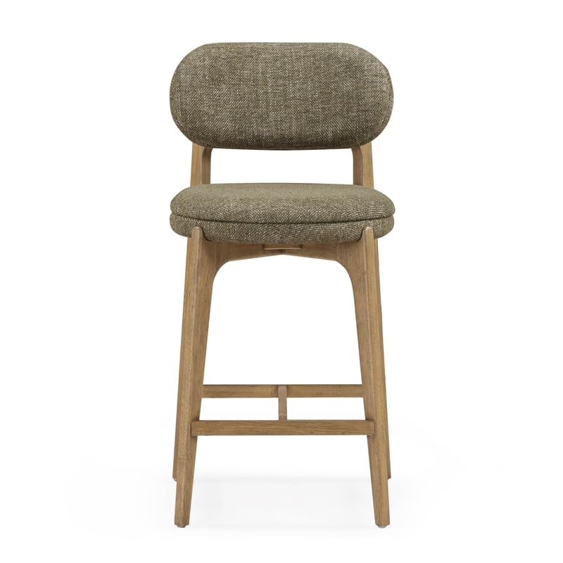 Carnation Green Performance Fabric Counter Stool