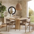 Vina Taupe Vegan Leather Dining Chair
