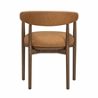 Vina Brown Vegan Leather Dining Chair