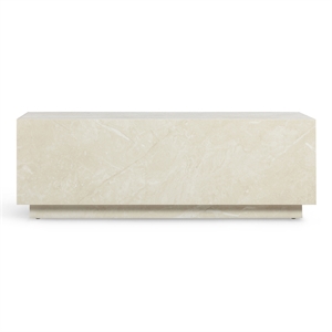 Romy Cream Travertine Coffee Table