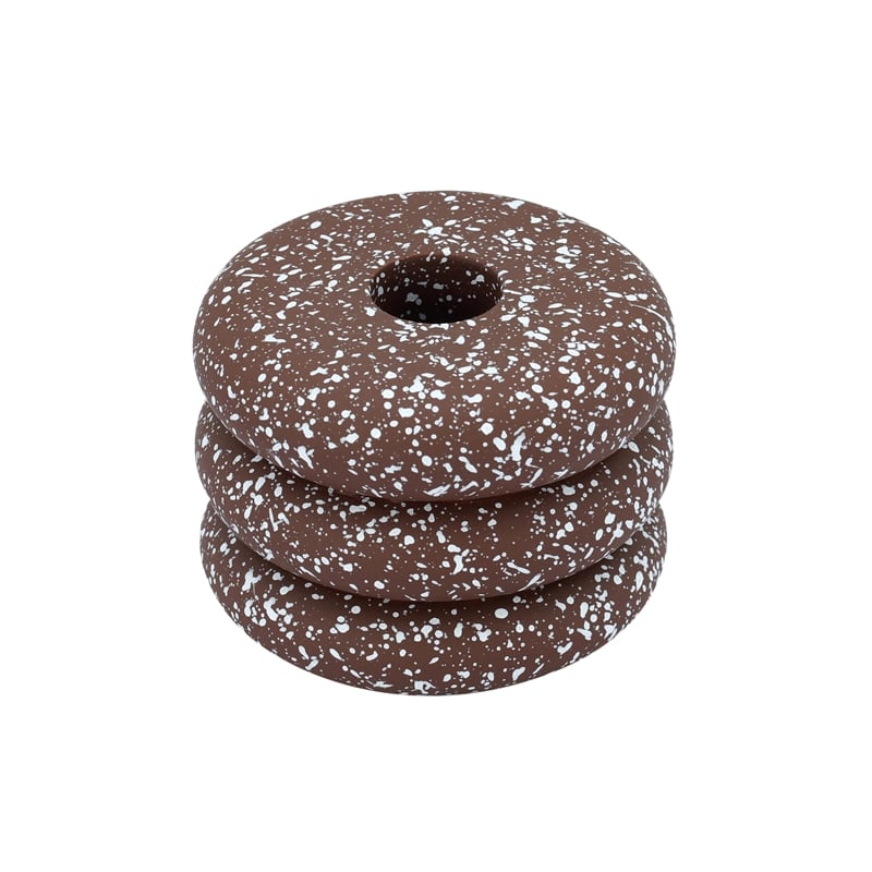Gabby Speckled Rust Cairn Vase