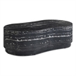 Hades Black Faux Marble Indoor/Outdoor Concrete Coffee Table