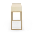Pesce Cream Shagreen Console Table