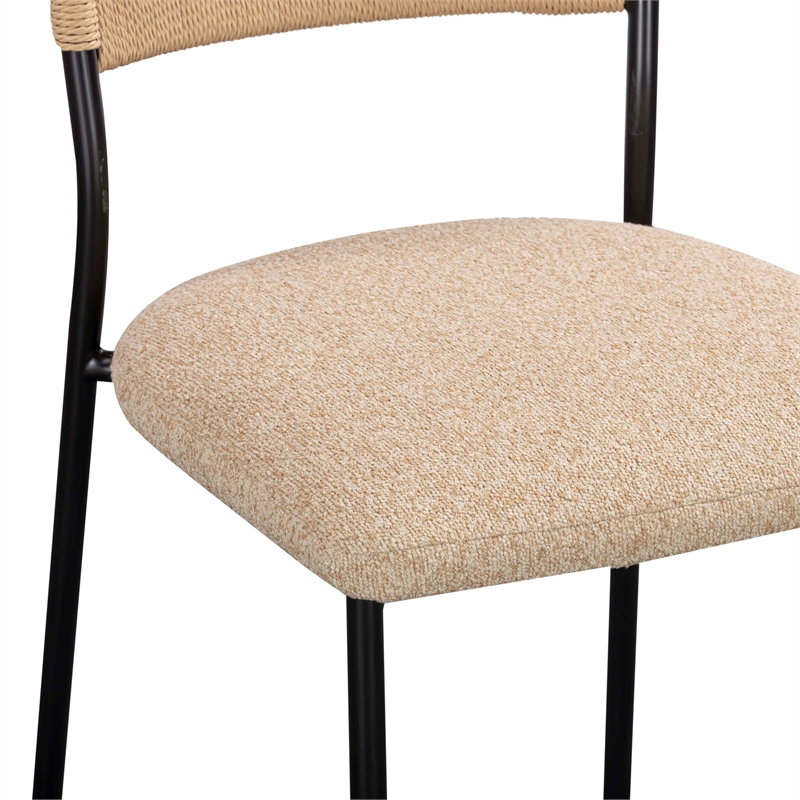 Celine Tan Performance Speckled Boucle Dining Chair - Set of 2