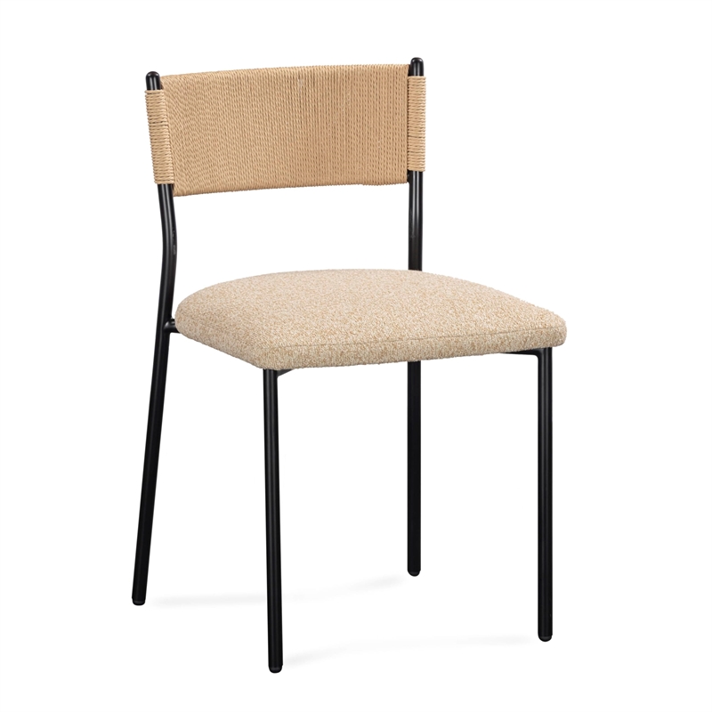 Celine Tan Performance Speckled Boucle Dining Chair - Set of 2
