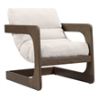 Palma Cream Textured Weave Accent Chair