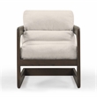 Palma Cream Textured Weave Accent Chair