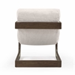 Palma Cream Textured Weave Accent Chair