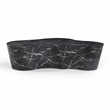 Slab Black Marble Concrete Indoor / Outdoor Coffee Table