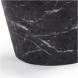 Slab Black Marble Concrete Indoor / Outdoor Coffee Table
