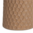 Hessa Terracotta Chiseled Concrete Indoor/Outdoor Side Table