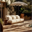 Ayon Faux Red Levanto Concrete Indoor/Outdoor Side Table