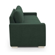 Beckham Forest Green Chenille 96 inch Sofa