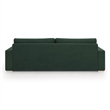 Beckham Forest Green Chenille 96 inch Sofa