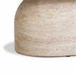 Sonia Faux Travertine Indoor/Outdoor Concrete Coffee Table