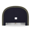 Orphea Kale Green Boucle Queen Bed