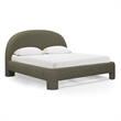 Orphea Kale Green Boucle King Bed