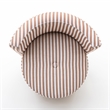 Alyssa Curry Yellow Striped Performance Linen Rolling Desk Chair