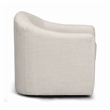 Thao Cream Basketweave Swivel Chair