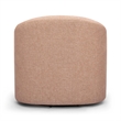 Thao Blush Basketweave Swivel Chair