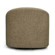 Thao Green Basketweave Swivel Chair