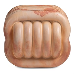 Love Knot Pink Agate Indoor/Outdoor Concrete Accent Stool