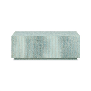 Earl Light Blue Capiz Shell Coffee Table