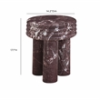 Delta in Red Lavento Indoor / Outdoor Side Table