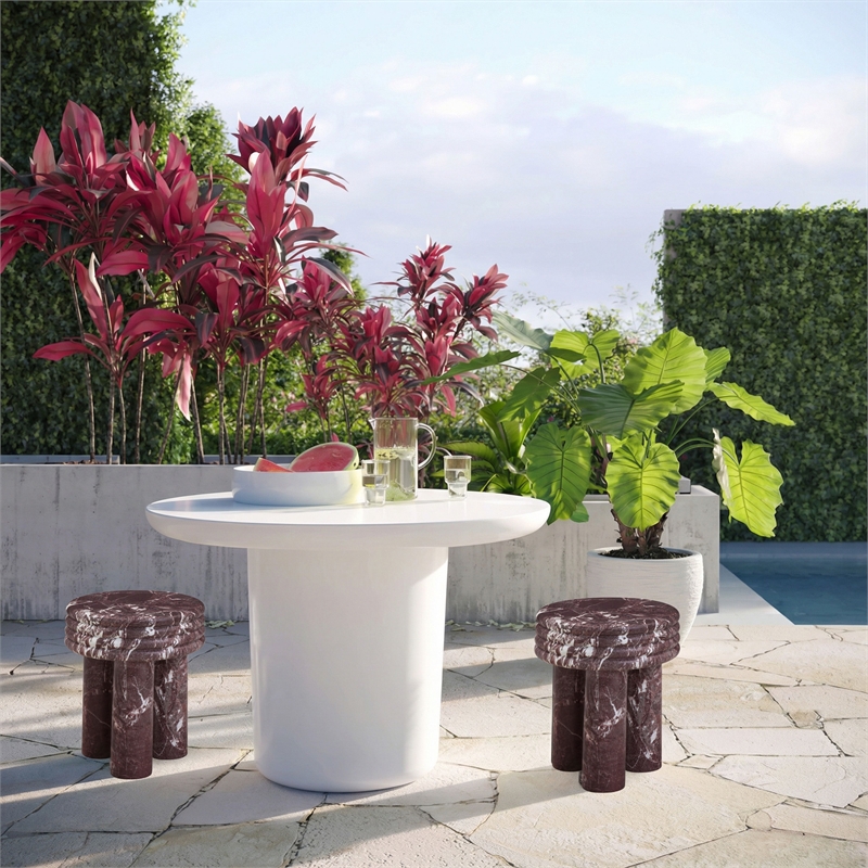 Delta in Red Lavento Indoor / Outdoor Side Table