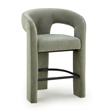 Malone Green Performance Fabric Counter Stool
