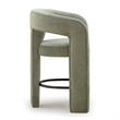 Malone Green Performance Fabric Counter Stool