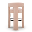 Malone Blush Performance Fabric Bar Stool