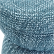 Tomlin Teal Gaming Ruched Ottoman