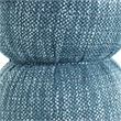 Tomlin Teal Gaming Ruched Ottoman