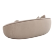 Jenny Taupe Faux Mohair Sofa