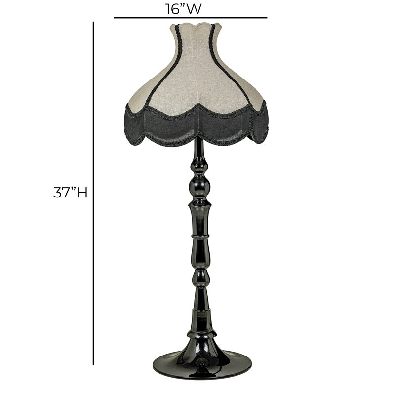 Buchanan Black Aluminium Table Lamp