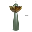 Rising Green Resin Table Lamp